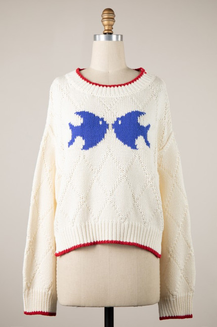 Twin Fish Sweater