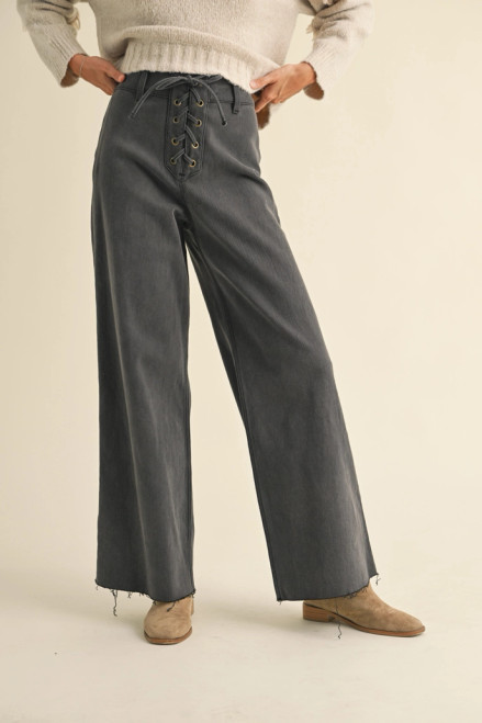 Lace-Up Front Pant
