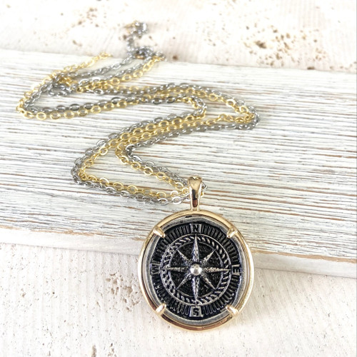 VB Compass Necklace