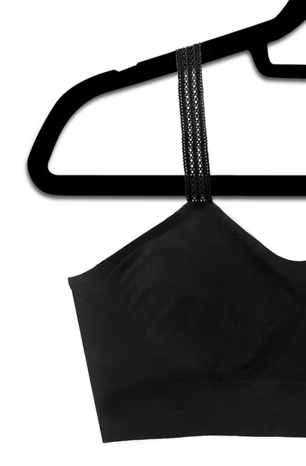 Black Bra Peekaboo Lace