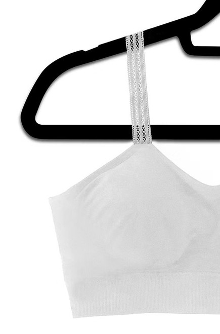 White Bra Peekaboo Lace