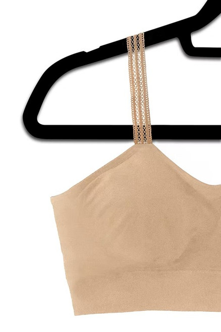 Nude Bra Peekaboo Lace