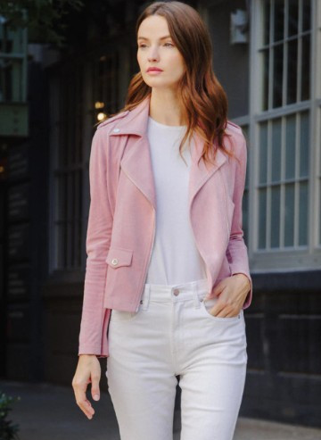 Waist Soft Suede Jacket