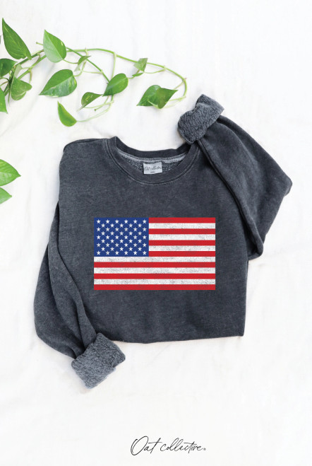 USA Flag Sweatshirt