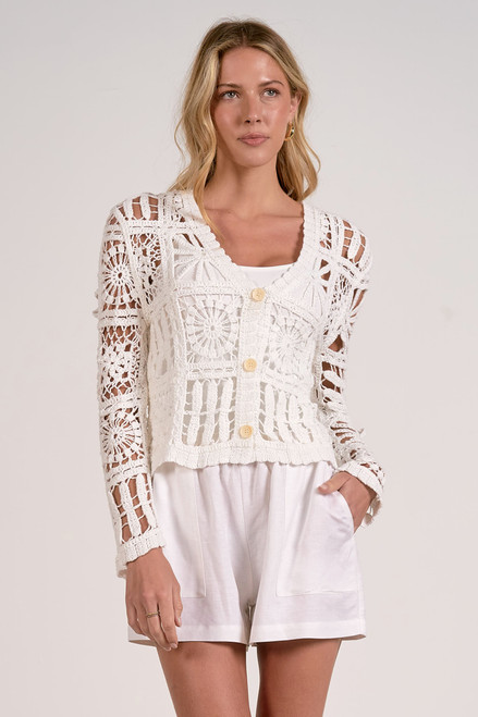 Shay Open Knit Cardi