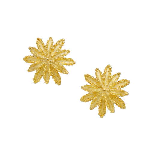 Gold Starburst Studs