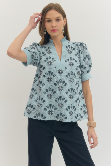 Kennie Vneck Top