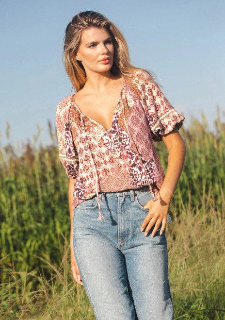 Fabiana Vneck Top
