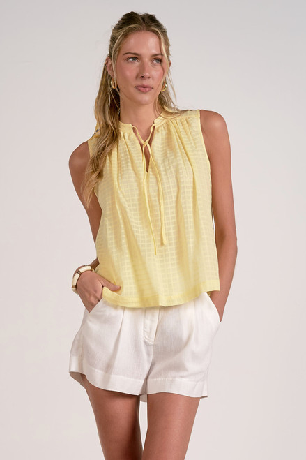 Carnary Vneck Top