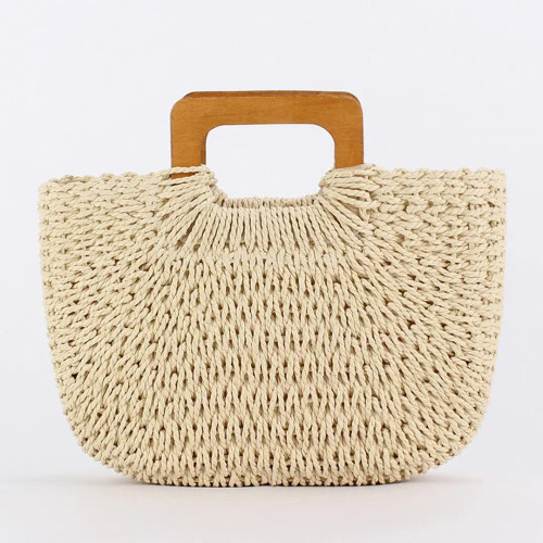 Wooden Handle Bag