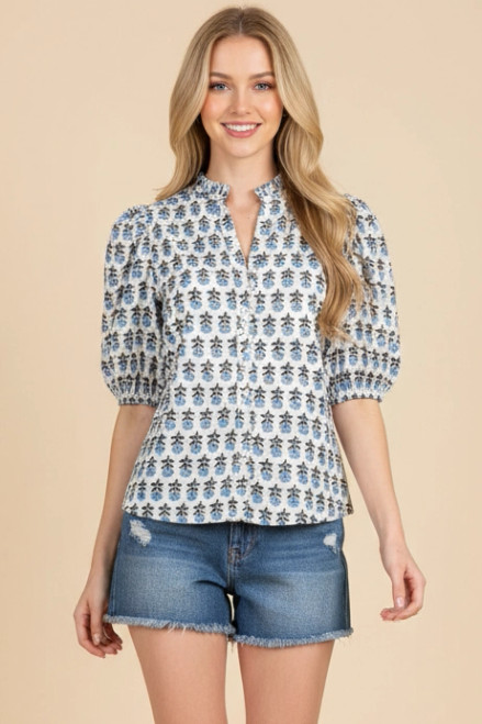 Freida Floral Top