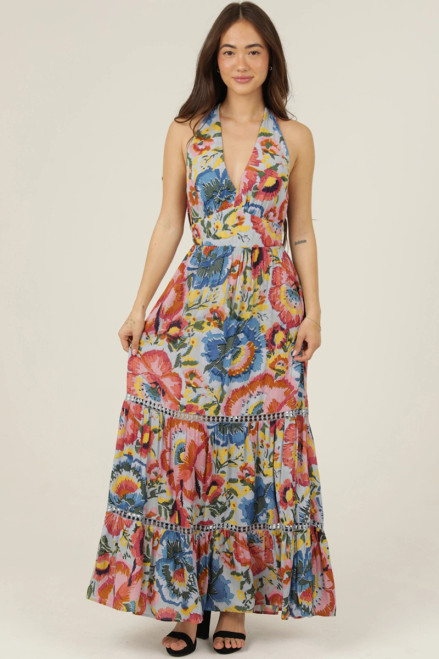 Iris Halter Maxi Dress