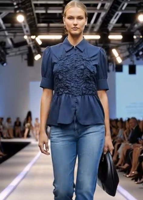 Rhonda Button Top