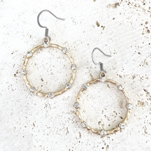 Crystal Hoops