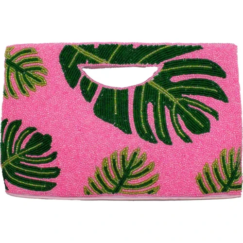 Pink Palm Bag