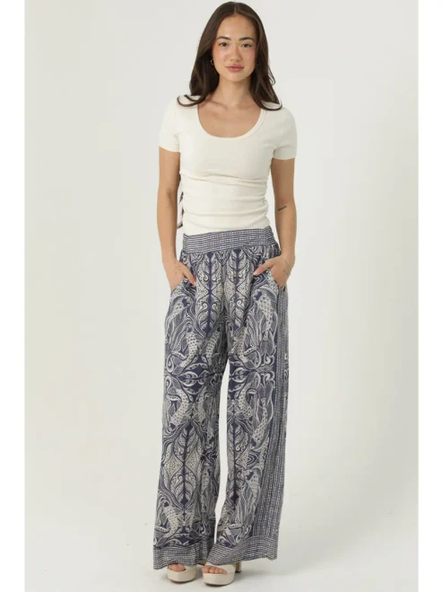 Fish Print Pants