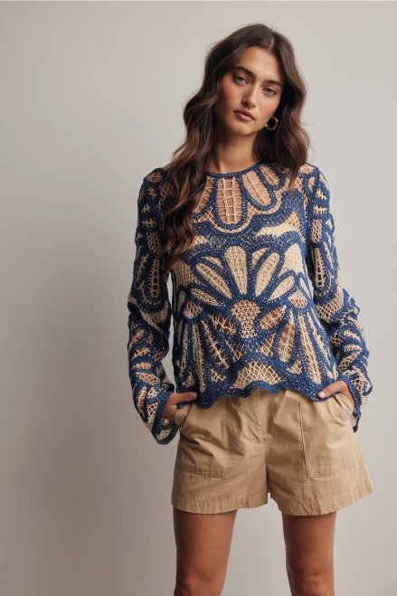 Mary Crochet Top