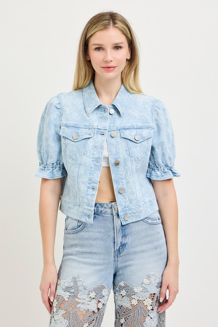 Puff Lt Floral Jacket