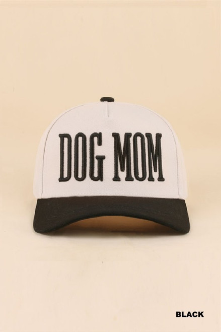 Dog Mom Black Hat