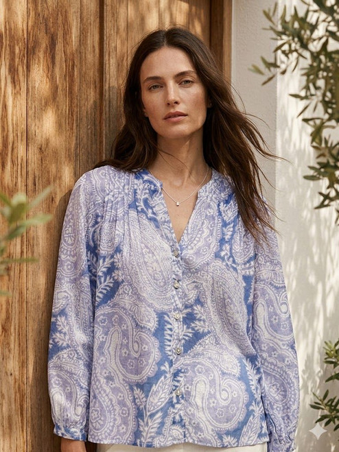 St Tropez Top Lt Blue