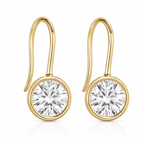 Lyla Bezel Earring