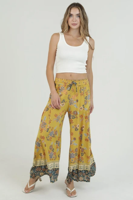 Gold Wide Leg