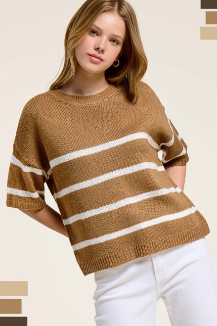 Liz Stripe Top