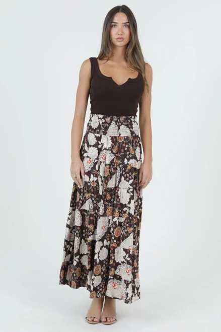 Essie Print Skirt