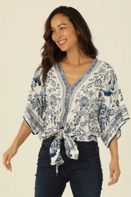 Neva Front Tie Top
