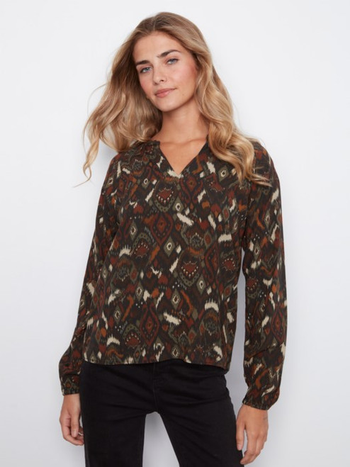 Ikat Charlie Top