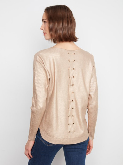 Back Lace Sweater
