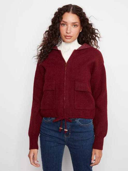 Merlot Zip Jacket