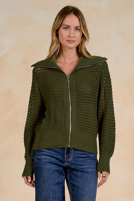 Jolene Olive Zip