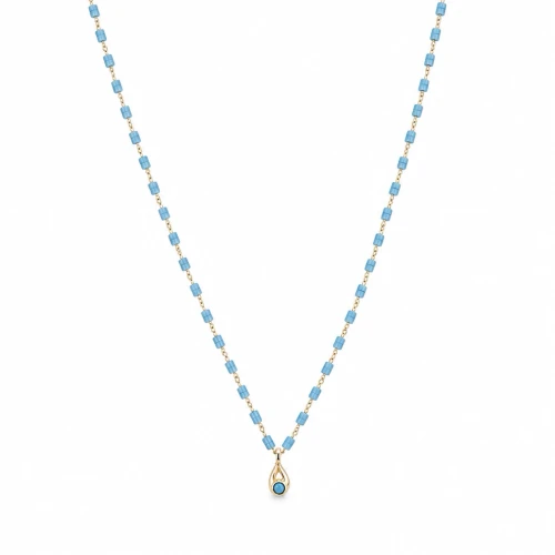 Turquoise Tear Necklace