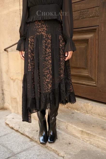 Dana Leo Lace Skirt
