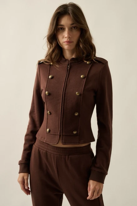 Button Military Jacket