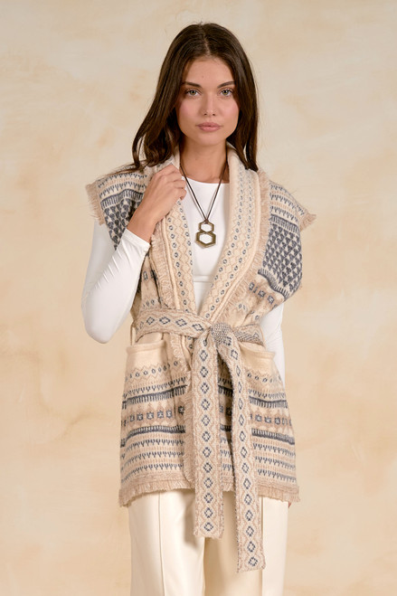 Vickie Print Vest