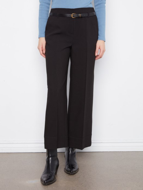 Belted Crepe Pant
