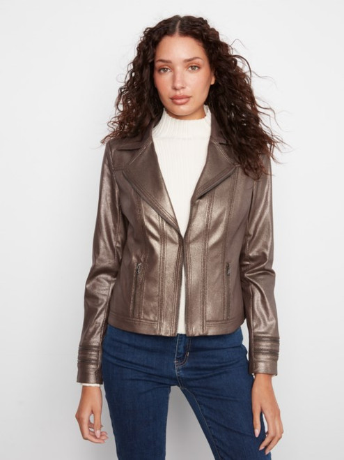 Foiled Faux Leather