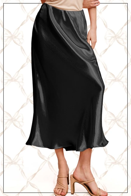 Orlando Satin Skirt