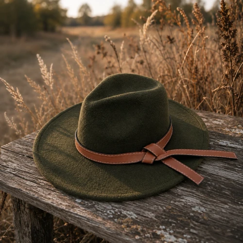 Boho Knot Hat Olive