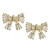 Gold Maxi Bow Earrings