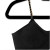 Black PLUNGE Bra Gold Chain