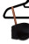 Black Bra PLUNGE Camel Suede Gold