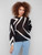 BW Print Sweater