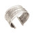 Silver Metal Layer Cuff
