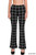 Windowpane Print Pant