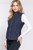 Suede Piping Vest