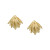 Gold Feather Earrings