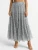 Floral Print Tulle Skirt